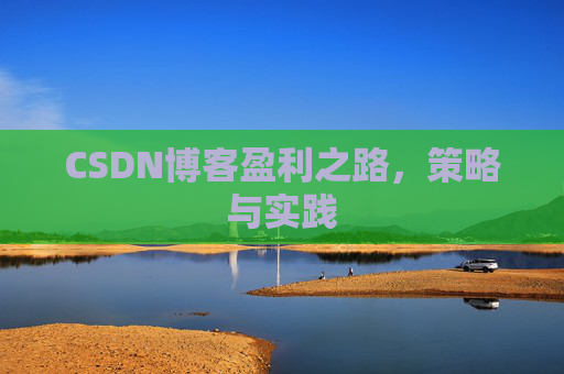 CSDN博客盈利之路，策略与实践